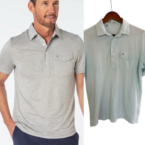 Criquet Other - Criquet Classic Players Light Blue Golf Polo - Medium